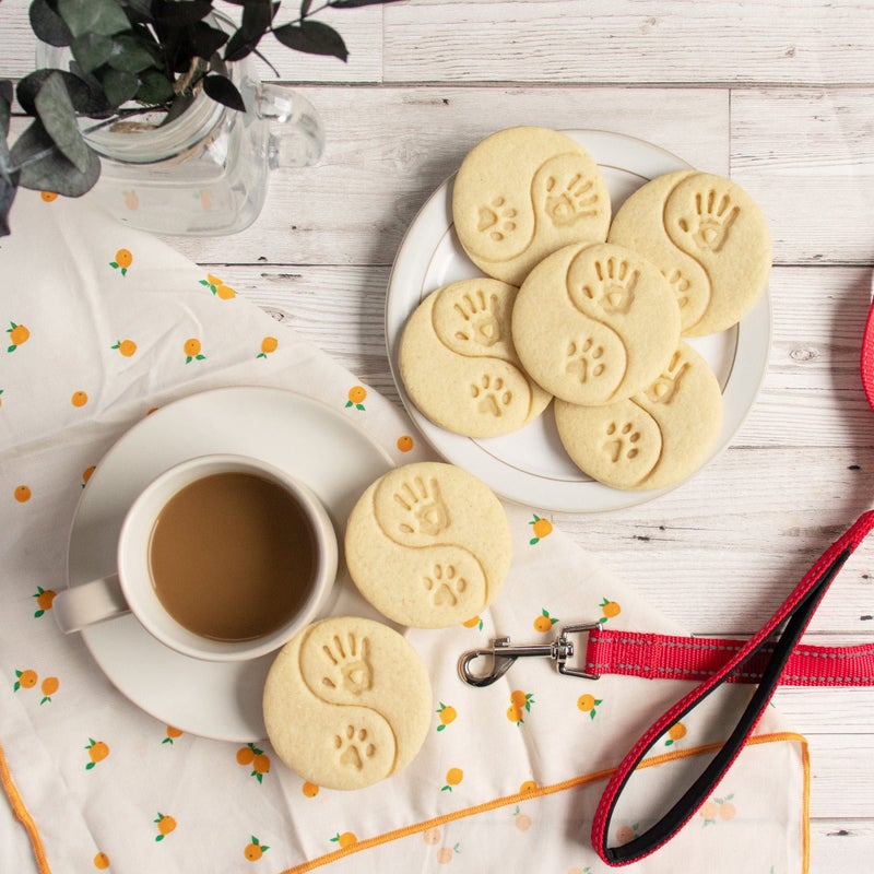 Bakerlogy Yin Yang Dog Paw Print and Human Hand cookie cutter, 1 piece - Bakerlogy - Image 4